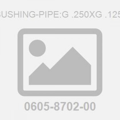 Bushing-Pipe:G .250Xg .125,